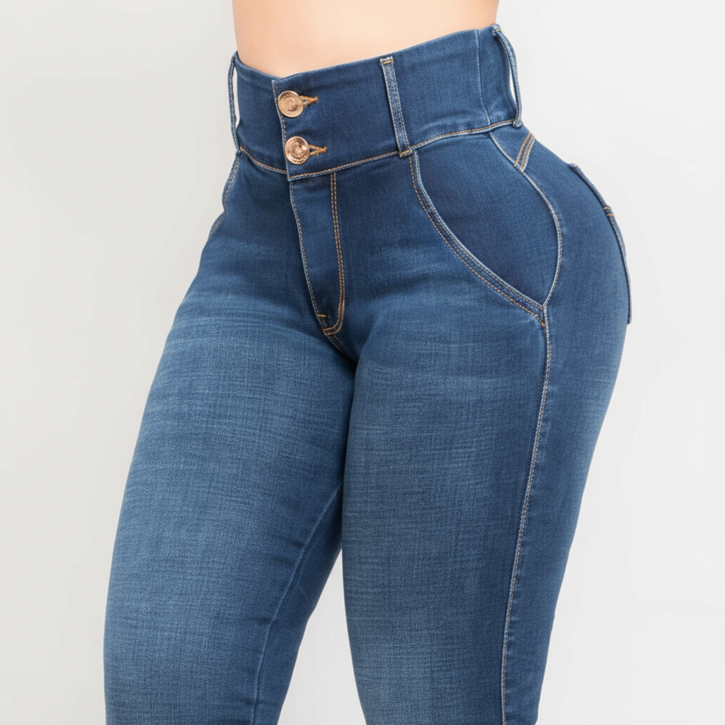 Jeans Bota Ancha Control abdomen