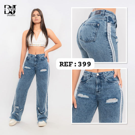 Jeans Cargo Corte Recto Premium