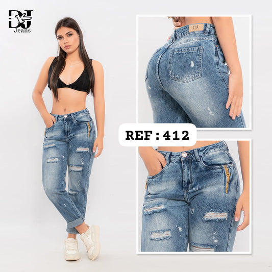 Jeans boyfriend destroyer juvenil