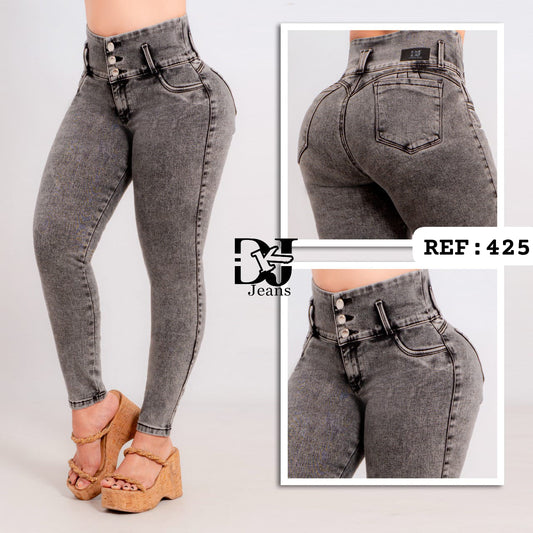 Pack 2 Jeans Tiro Ato Gris y Negro