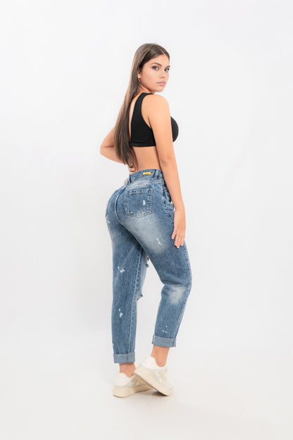 Jeans boyfriend destroyer juvenil