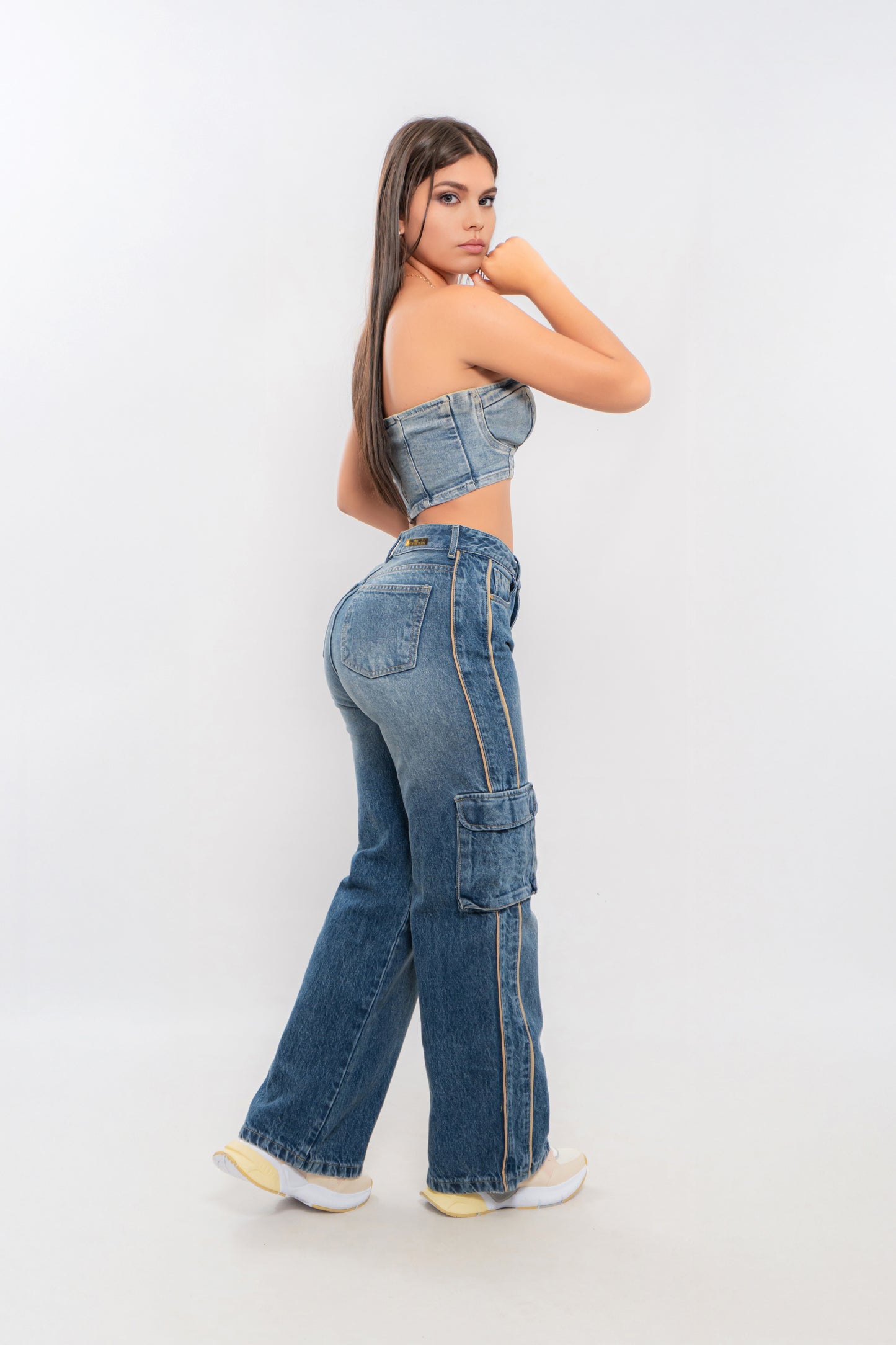 Jean Cargo de Dama Premium