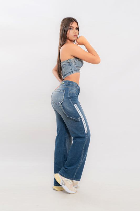 Pack 2 Jeans Palazo Juvenil