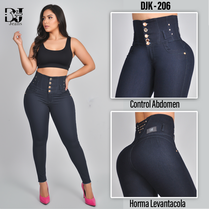 Jeans Control Abdomen 5 Botones