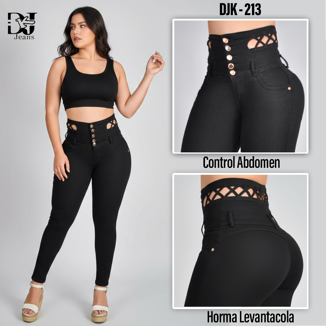 Pack x3 Jeans Dama Tiro Alto