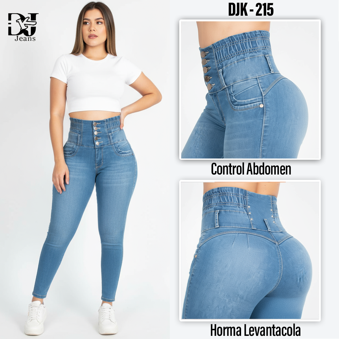 Pack x3 Jeans Dama Tiro Alto
