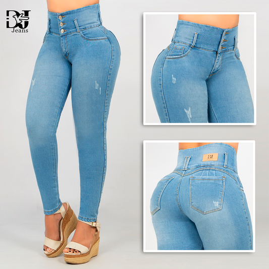 Jeans Azul Claro Control Abdomen