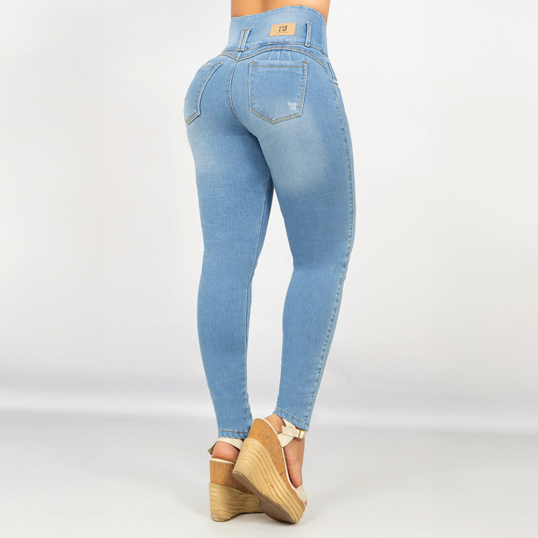 Jeans Azul Claro Control Abdomen
