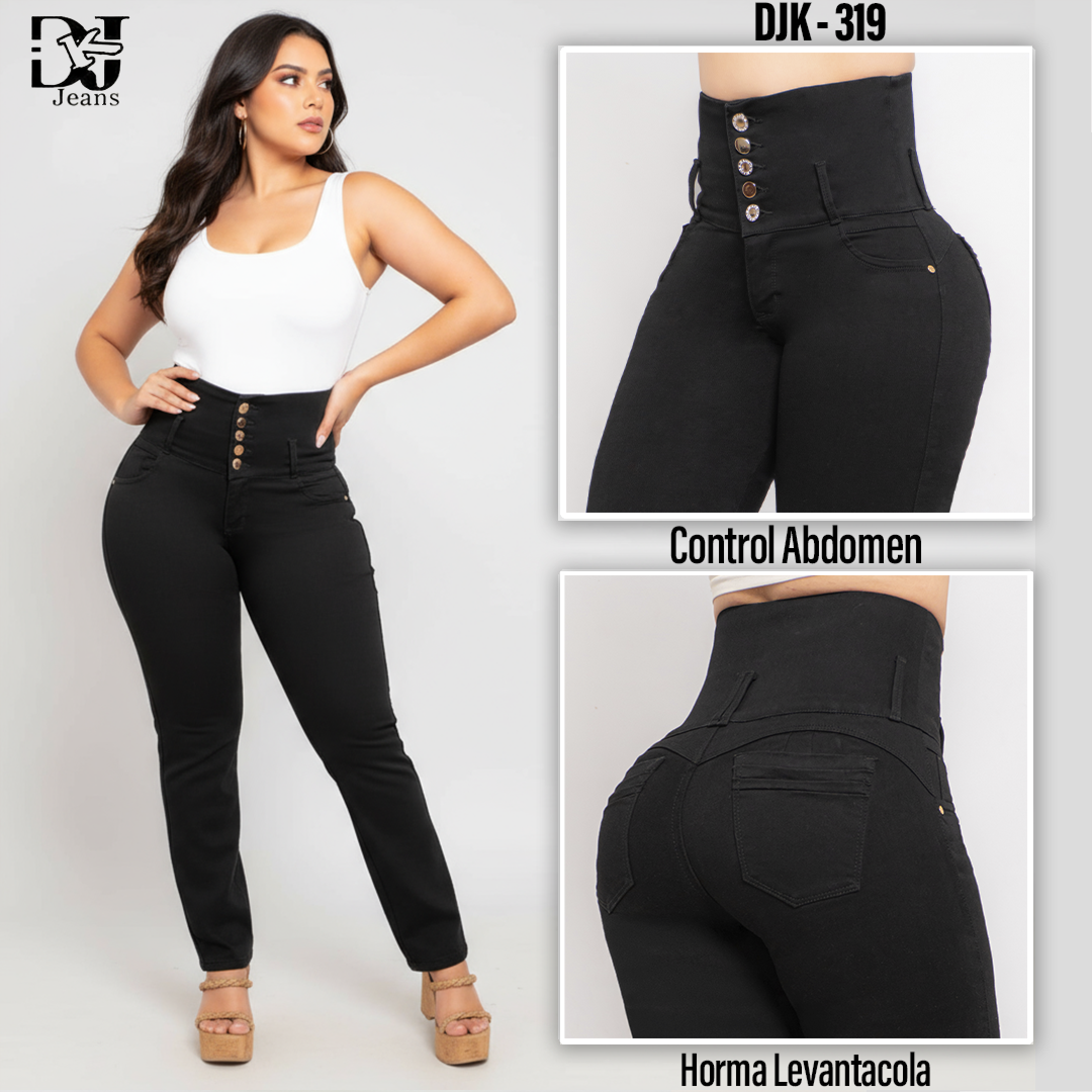 Pack x3 Jeans Dama Tiro Alto