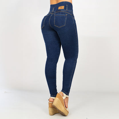 Jeans Azul Oscuro Control Abdomen