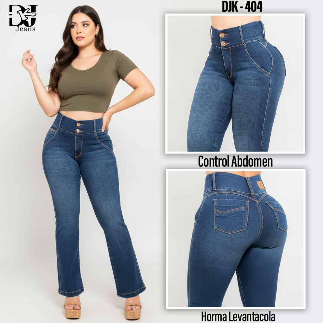 Jeans Bota Ancha Control abdomen