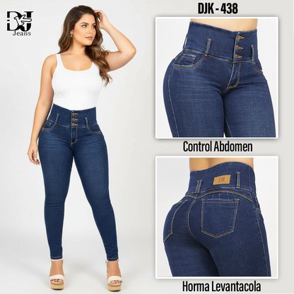 Jeans Azul Oscuro Control Abdomen