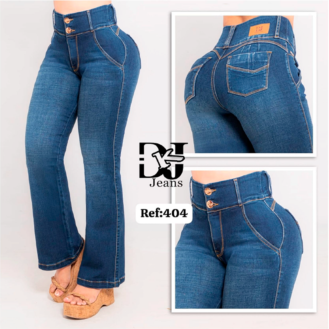 Jeans Control Abdomen Con Faja Interna